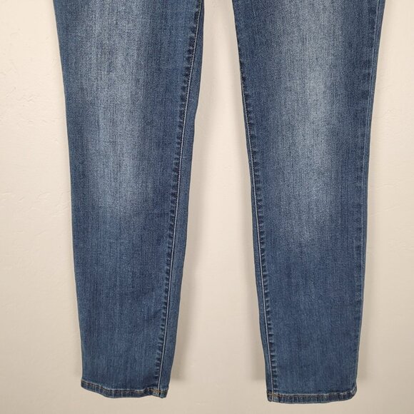 Judy Blue Straight Fit Jeans Stretch Denim Mid Rise Medium Wash Blue Size 31 - Picture 3 of 14